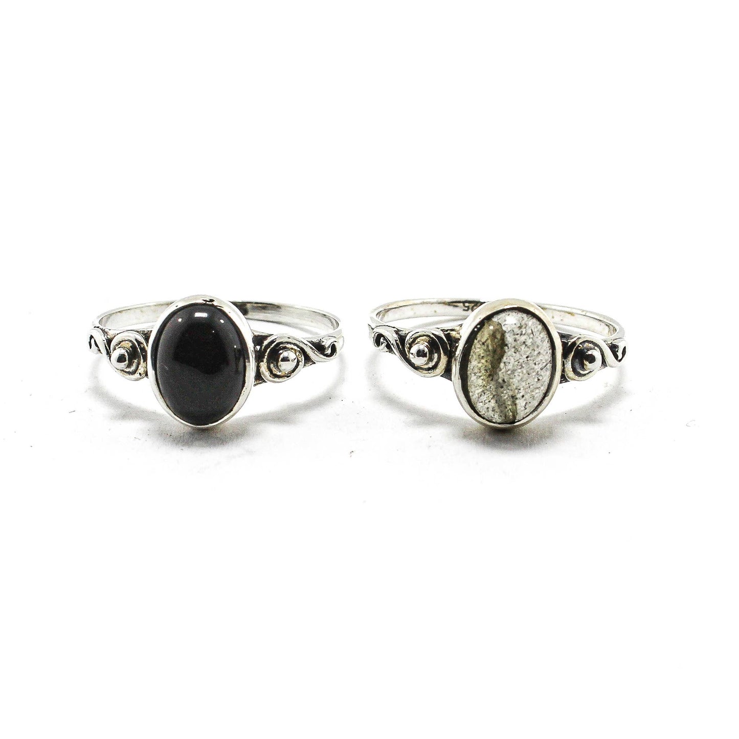 Gemstone Ring Sterling Silver, Size 6