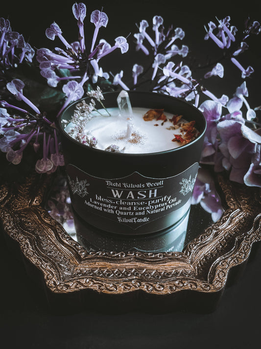 WASH-Eucalyptus Lavender Blessing Candle