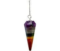 Pendulum Amethyst 7 Chakra.