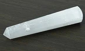 Selenite Massage Wands (One End Larger)