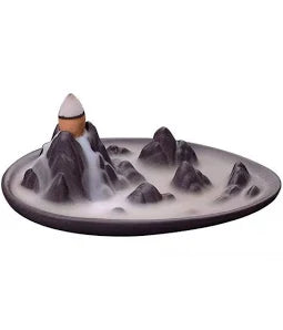 Mountain peek backflow incense burner