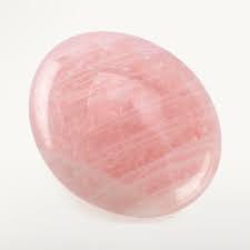 Rose Quartz Palm Stone Lg.